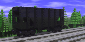 MTW-1001-bw Hopper car